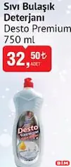 DESTO PREMİUM SIVI BULAŞIK DETERJANI 750 ML